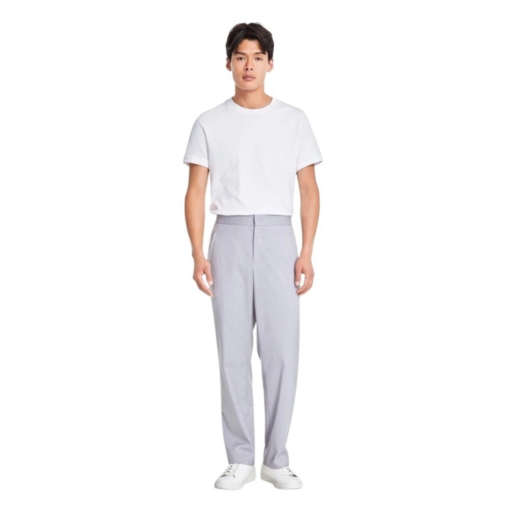 Alfani Mens Casual Grey HT Stretch Dress Pants 32W 32L 100185391MN Grey Heather‎